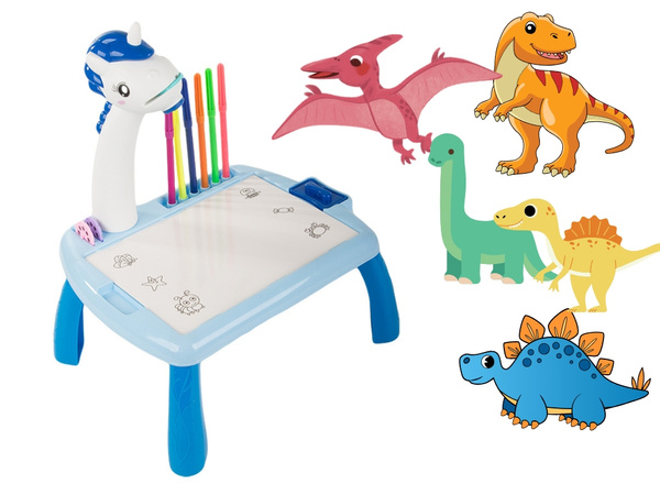 Projektor rzutnik do rysowania stolik tablica mazaki dla dzieci flamastry