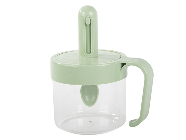 Récipient à épices pour la cuisine avec cuillère à soupe gobelet avec fermeture d'oreille
