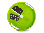 Spiral slicer vegetable grater sharpener