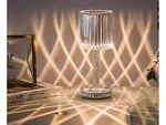 Table lamp led crystal rgb usb remote control