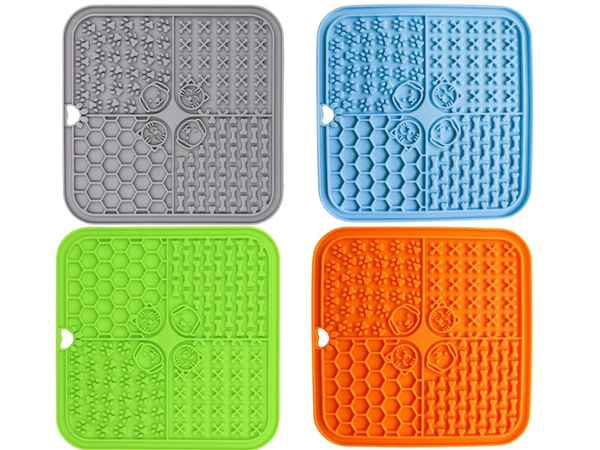 Tapis d'alimentation silicone antirrestructif pour chiens et chats 20cm