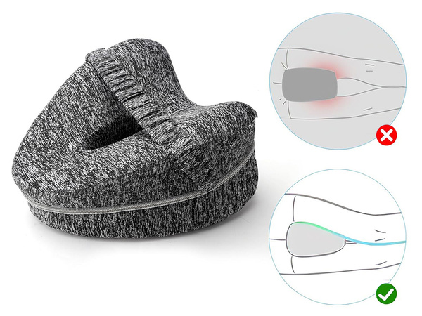 Pernă ortopedică pentru picioare între genunchi pentru a dormi separator de picioare