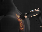Massagepistole rückenmassagegerät körper-vibrationspistole set mit 6 handstücken