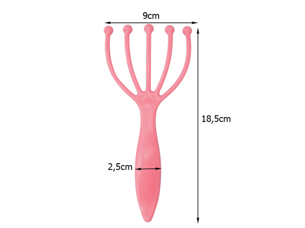 Galvos odos masažuoklis plaukų augimo grėblys