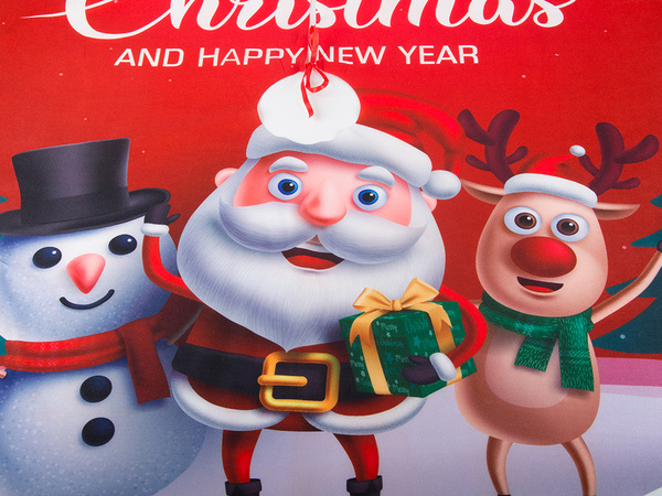 SAPIN DE NOËL MAT COUVERTURE DE NOËL EMBALLAGE CADEAU ROND