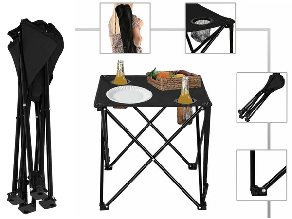 Masă mică de pescuit pliabilă pentru un balcon pentru camping sub cort