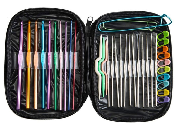 Croșetat kit croșetat caz 0.5-6.5 50el