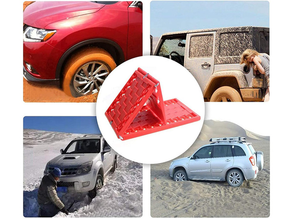 Anti-rutsch-unterböden klappfallen camper 2 stück off road schnee schlamm