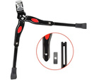 Béquille de vélo pied réglable béquille de vélo arrière latérale aluminium