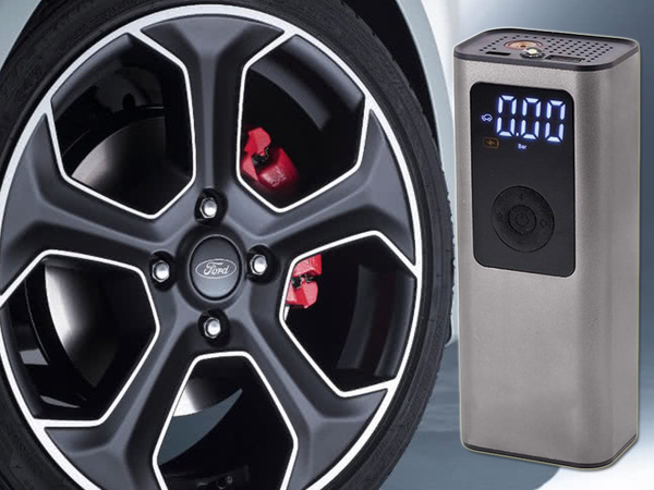 Batériové čerpadlo pre bicykel auto elektrický kompresor 10 bar lcd