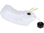 Réservoir d'essence complet pour débroussailleuses tuyau de réservoir d'essence avec bouchon de filtre 1.2l