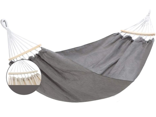 Garten hängematte hängend doppel schaukel stark xxl grosse abdeckung mit seilen