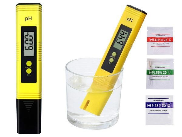 Electronic ph meter water tester calibration