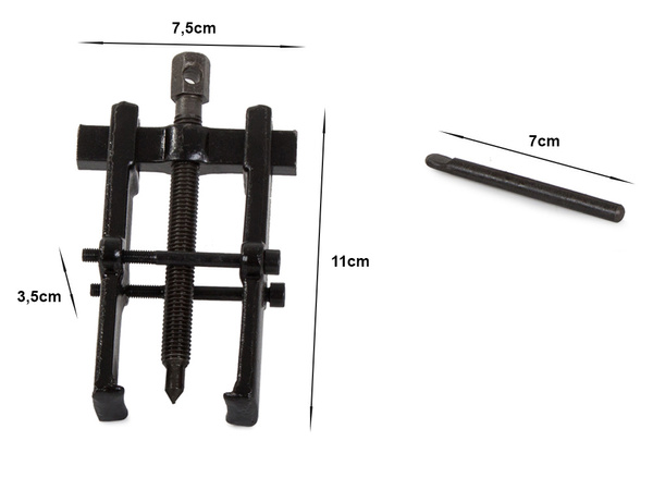 Extractor para brazo limpiaparabrisas abrazaderas alternador