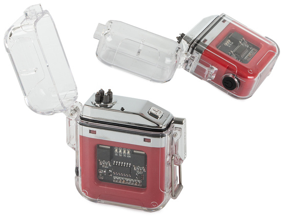 Плазменная зажигалка с led лампой электрическая usb