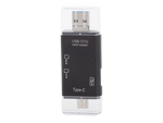 Lector tarjeta sd microsd tf usb usb-c micro usb otg