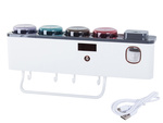 Vasos organizadores para cepillos de dientes dispensador de pasta de dientes uv