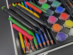 Set d'artistes pour la peinture en boîtier 66 pièces