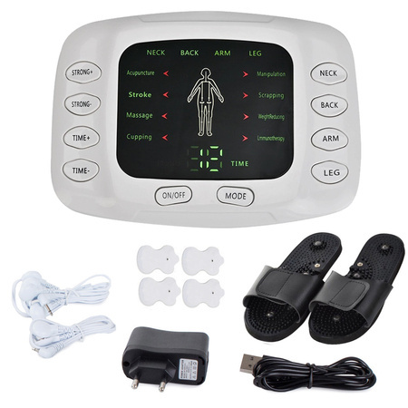 Electroestimulador músculo ems tens taps