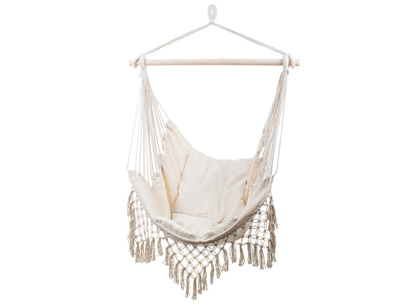 Brazílske hojdacie kreslo závesné hojdačka hojdačka kreslo vankúše boho