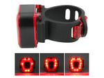Bicycle rear light 14 led for bicycle red light strong rear usb battery