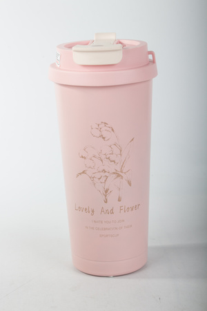 TERMOS HRNEK S POPRUHEM RŮŽOVÝ (50) GAB_B