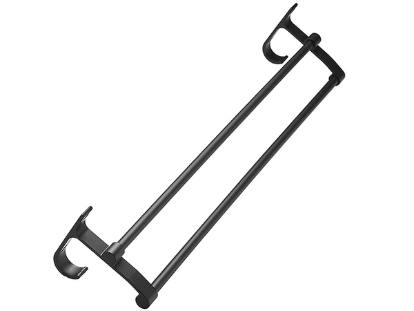Towel rail bathroom towel holder double wall hook dryer