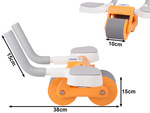 Roată dublă de exerciții ab roller cu dezvoltare musculară abdominală computerizată