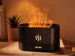 Luftbefeuchter usb diffusor led rgb kamin aroma nebel feuer