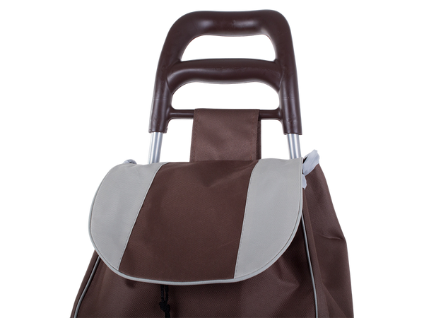 Shopping trolley wheeled shopping bag solid