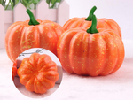 Okrasna buča umetna polistirenska dekoracija halloween jesen