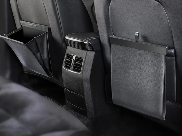 Automobilio šiukšliadėžės krepšys mini šiukšliadėžė automobilio sėdynei