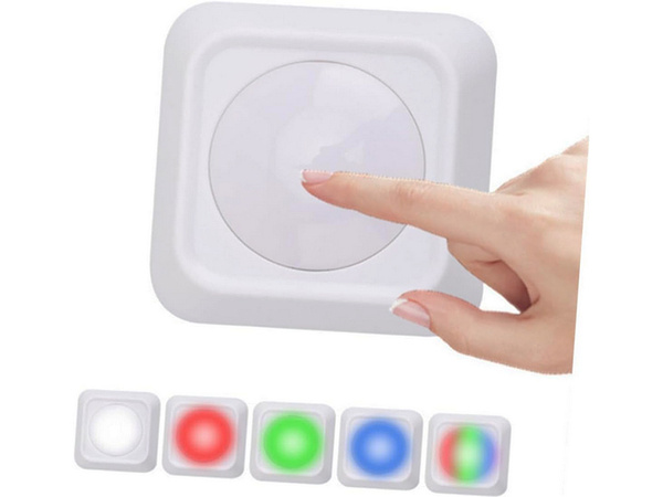 Juhtmevaba rgb led öösel valguse kaugjuhtimispult 2 tükki