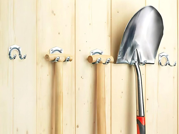 Wall hooks tool holders 20pcs metal set with screws