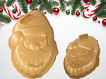Kepimo skarda santa claus didelė silikoninė torto skarda kalėdos