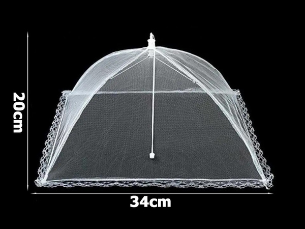 Sääsevõrk katab toidu puuvilja grill putukakaitse 34cm