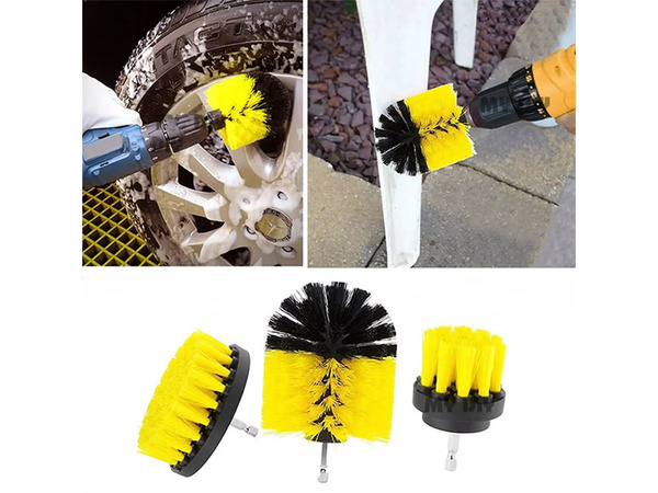 Cleaning brushes for drill/driver 3pcs