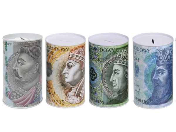 Hucha metálica billete