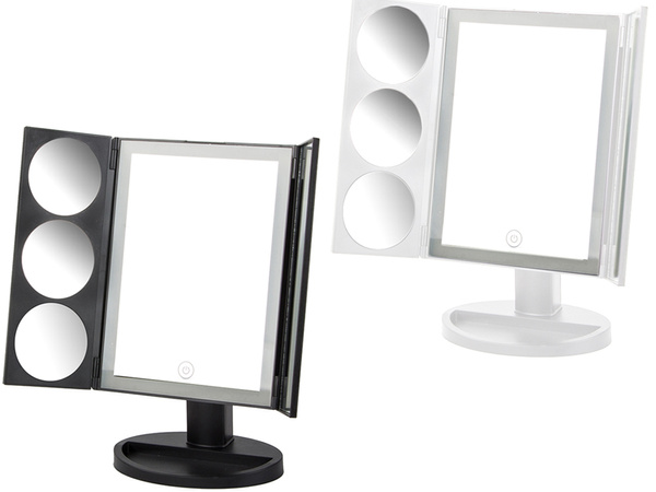 Miroir de maquillage led grossissant 3x 5x 10x