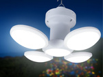 Lámpara solar de camping plegable led para gancho de jardín turística tienda de campaña