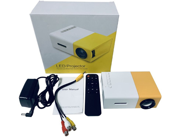 Projektor yg300 verzió 2025 full hd hordozható tv projektor usb hdmi távirányító