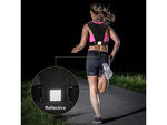 Running waistcoat with reflector sports bag phone holder