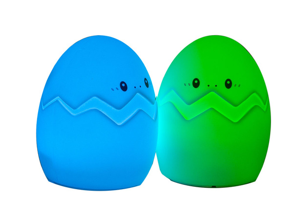 Led night light for kids rgb egg touch