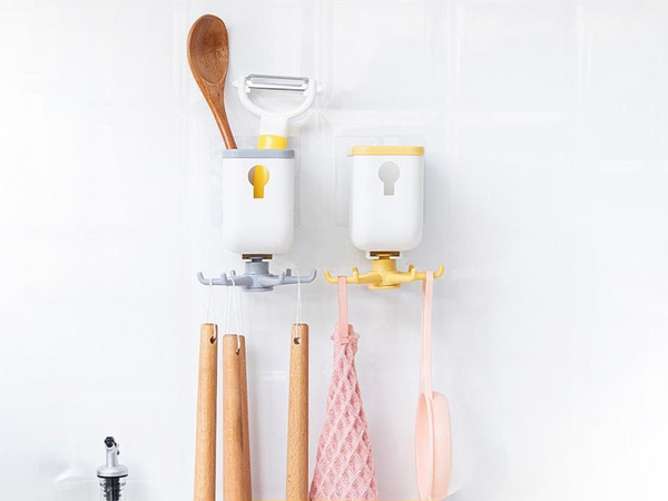 Cintre de cuisine porte-outils rotatifs étagère