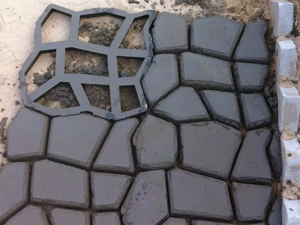 Penész kőburkoló kő beton macska fejét