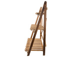 Blumentopf hochstehendes holzblumenbeet 3-stöckiges bücherregal