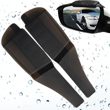 Universal rain cover for car mirrors, 2 pieces