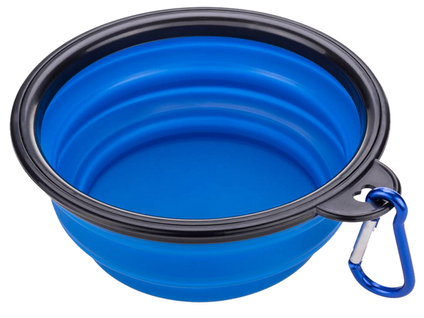 Szilikon tál kutyáknak összecsukható turisztikai carabinieri 400ml