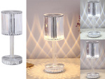 Tischlampe led crystal rgb usb fernbedienung