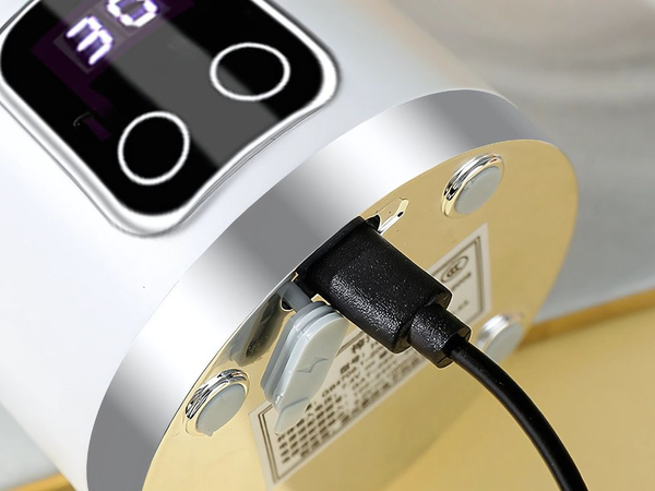 Blenderis su stikliniu indeliu, belaidis USB nešiojamas mini kokteilių maišytuvas